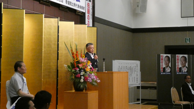 長野県建設業協会　木下会長からご挨拶を頂きました。