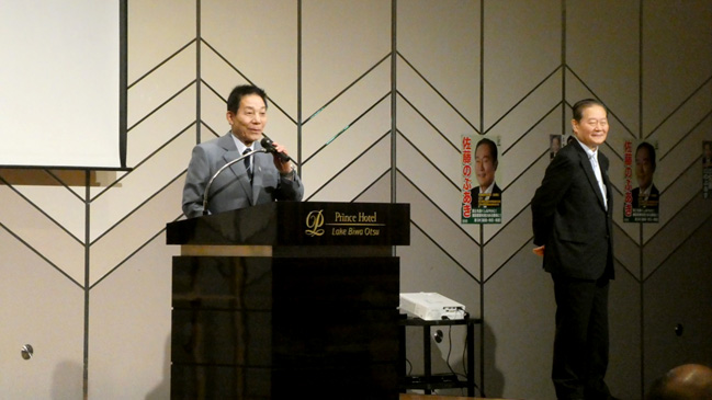 全国道路利用者会議会長で元党幹事長の古賀誠先生からご挨拶を頂きました。
